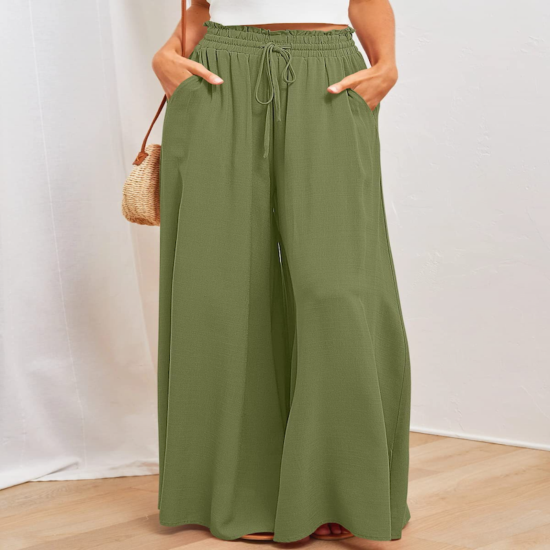 Wijde flared broek voor vrouwen – Stylish Flared