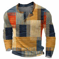 Warme herentrui met geometrische print voor winter – Martijn