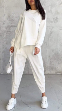 Casual elegante lente outfit voor dames – Maureen