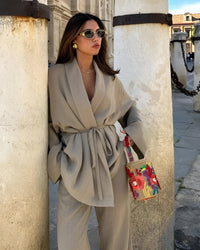 Linnen kimono set dames voor lente en zomer – Mila