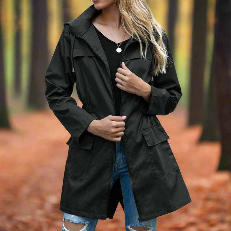 Tijdloze dames trenchcoat met modern design – Elise