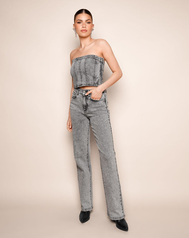 Bootcut Jeans Met Luxe Studdetails Voor Haar – Yara