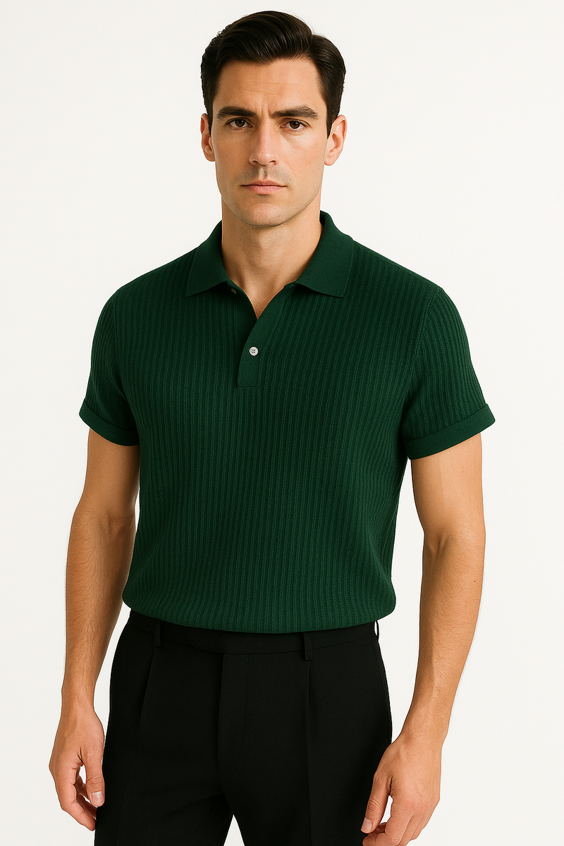 Heren Poloshirt – Elegant, Comfortabel, Duurzaam en Kreukvrij – Elvado