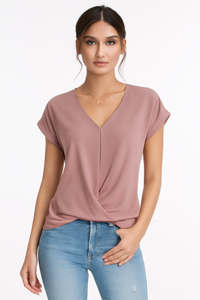 Casual V-hals T-shirt voor elke dag – Sophie