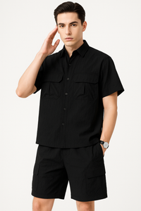 Japanse Heren Set – Streetwear Comfort in Zacht Design – Noyuro