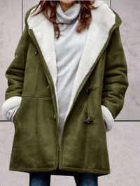 Warme Suède Imitatie Winterjas met Fleece Voering – Laura