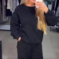 Glitter Joggingpak Dames Comfortabel en Stijlvol - Chantal