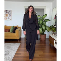 Elegante damesjumpsuit met parelversiering – Yasmine