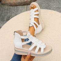 Sleehak sandalen met strass en demping – Amélie