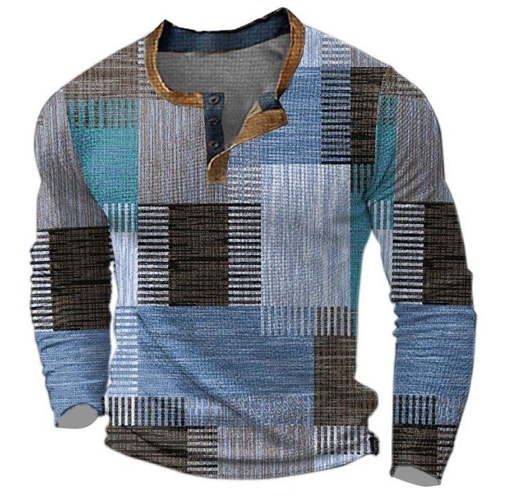 Heren T-shirt met 3D digitale print – Nova