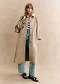 Dames trenchcoat licht oversized lentejas stijlvol – Elinora