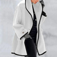 Dames trenchcoat met dubbele knopen en elegante pasvorm – Fiora